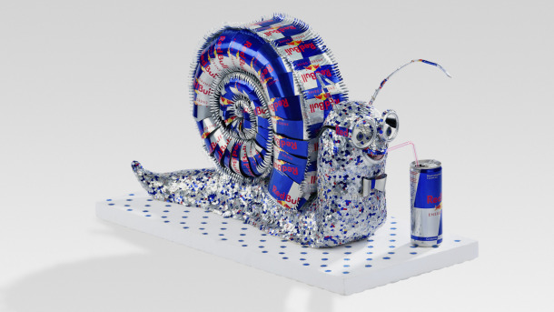 Red Bull Can Art