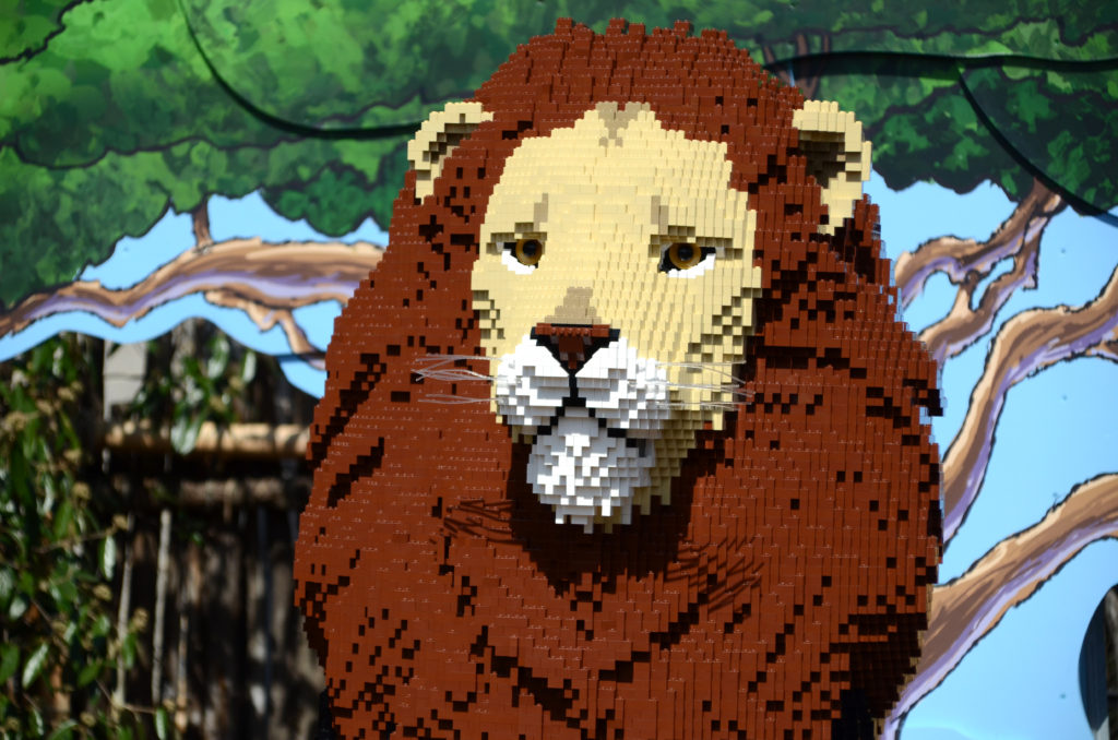 LEGO LION SCULPTURE
