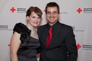 Philly Happening Editors Christy & Mike at the 2012 Red Ball