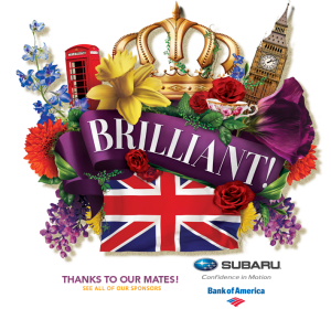 brilliant, british, philly flower show