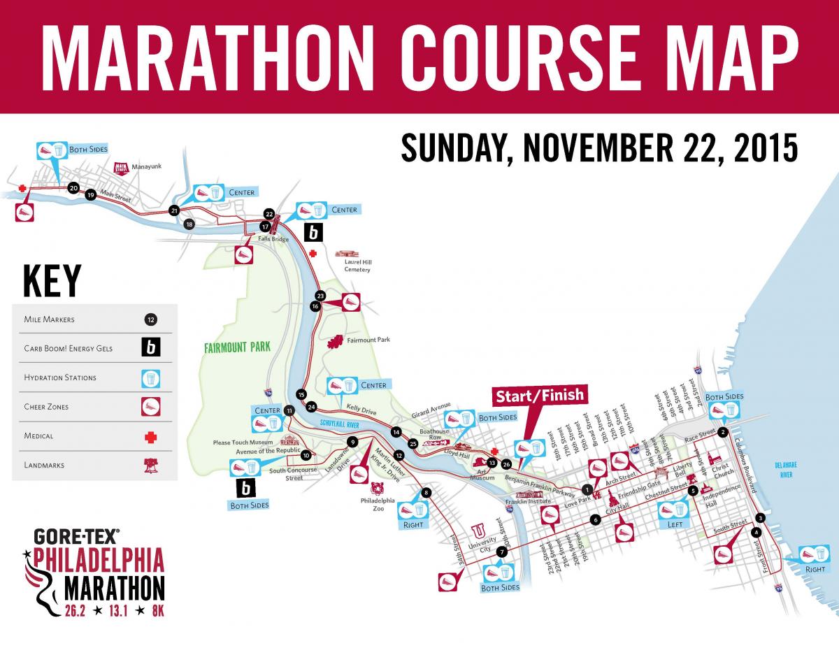 Philadelphia Marathon 2024 Route Map Pdf - Nata Margette